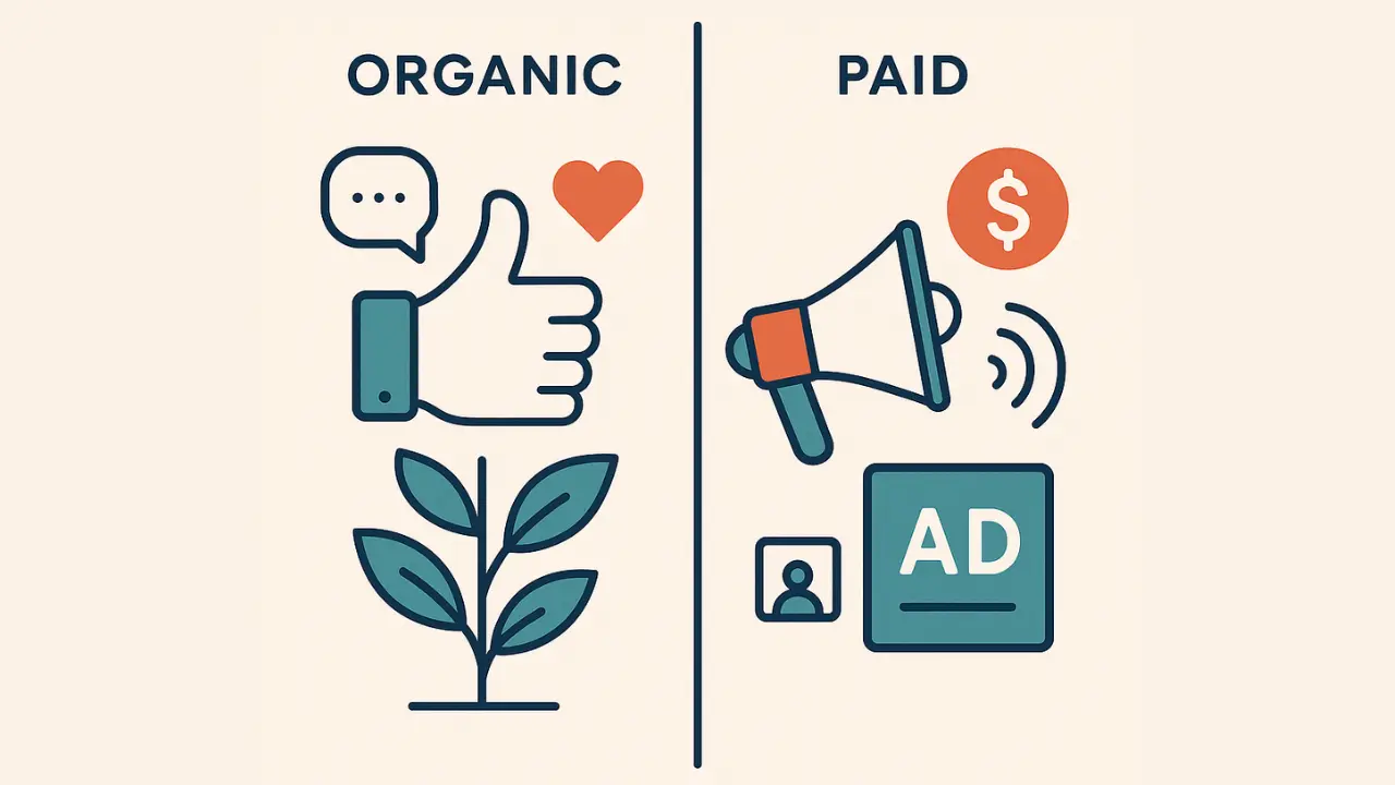 organic-vs-paid-social-media